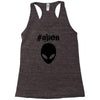 alien funny tshirt Racerback Tank