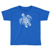 hawaiian turtle tribal art Toddler T-shirt