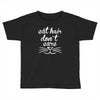 cat hair don't care cute crazy cat Toddler T-shirt