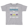 you can't buy happiness, but you can adopt a cat and that's pretty muc Toddler T-shirt