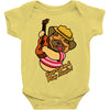 keep calm and play music Baby Onesie
