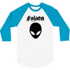 alien funny tshirt 3/4 Sleeve Shirt