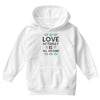 Love Actually Is All Around Ugly Christmas for light Youth Hoodie