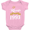 kings are born in 1993 Baby Onesie