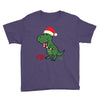 christmas dinosaur Youth Tee