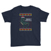 ugly dinosaur merry christmas Youth Tee