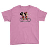 biking down main street Youth Tee