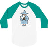 wizard pizza 3/4 Sleeve Shirt
