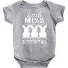 little miss cottontail cute bunny easter Baby Onesie