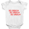 Red Sparrow Baby Onesie
