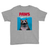 Jaws Parody Paws Youth Tee
