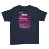 quens are born in may Youth Tee