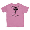 drop fast die last back Youth Tee
