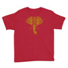 tribal print elephant geometric gold animals cool Youth Tee