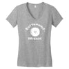 buttonhole brigade Women's V-Neck T-Shirt