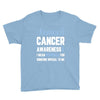 stomach cancer awaneress i wear periwinkle for someone special to me Youth Tee