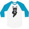 bull dog american falg 3/4 Sleeve Shirt