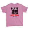 Plays With Cars Youth Tee