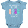peeps bunnies Baby Onesie