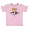 papa bear Toddler T-shirt