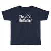 the rodfather   mens funny fishing Toddler T-shirt