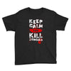 Keep Calm And Kill Zombies Youth Tee