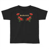 badassy with roses Toddler T-shirt