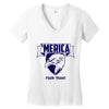 'merica Women's V-Neck T-Shirt