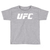 ufc white logo Toddler T-shirt