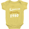 queens are born in 1980 Baby Onesie