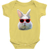 Easter Bunny Face Too Hip To Hop Baby Onesie