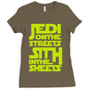 Jedi On The Streets Sith In The Sheets Ladies Fitted T-Shirt