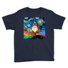 Totoro Van Gogh Parody Youth Tee