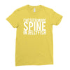 i've seen more spine in jellyfish Ladies Fitted T-Shirt