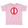 deadpool logo avengers marvel comics gift Toddler T-shirt