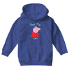 peppa pig aunt pig Youth Hoodie
