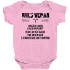 Aries Woman Baby Onesie
