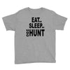 eat sleep hog hunt Youth Tee