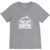 This Guy Loves Camping V-Neck Tee