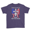 stand for the flag kneel for the cross Youth Tee