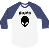 alien funny tshirt 3/4 Sleeve Shirt