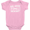 eat sleep boost Baby Onesie