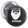 people without beard Pin-back button