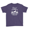 chill hungry wolf Youth Tee