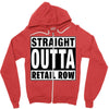 straight outta retail row Zipper Hoodie