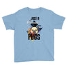 who loves pugs Youth Tee