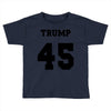 Trump 45 jersey number Toddler T-shirt