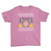 totoro ugly christmas Youth Tee