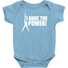 he man 80s retro cartoon cool funky Baby Onesie