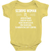Scorpio Woman Baby Onesie
